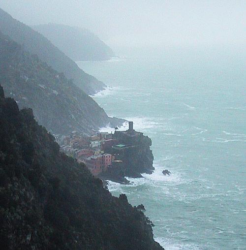 Vernazza from above.