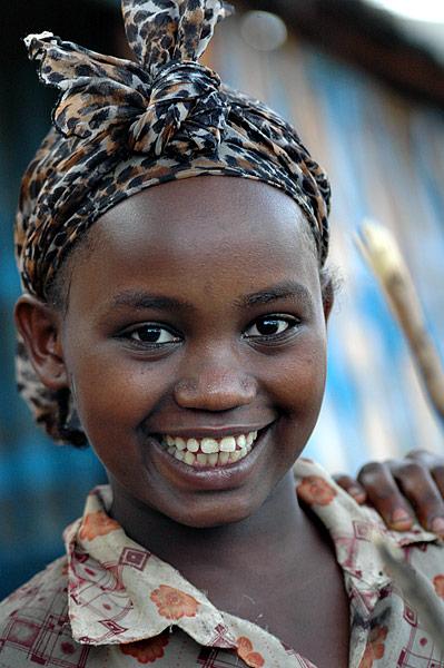Adanetch - one of my friends from the local restaurant in Arba Minch.