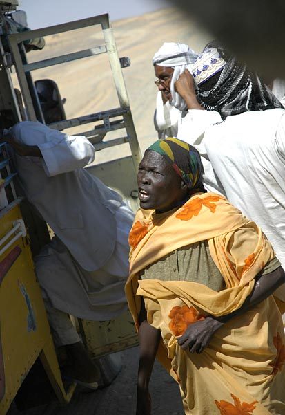 Another bus - we stopped to help them fix their engine.