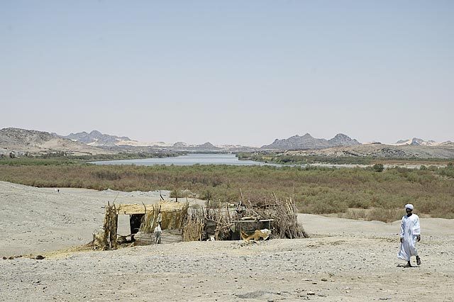 Akasha, Sudan - view down over the Nile.