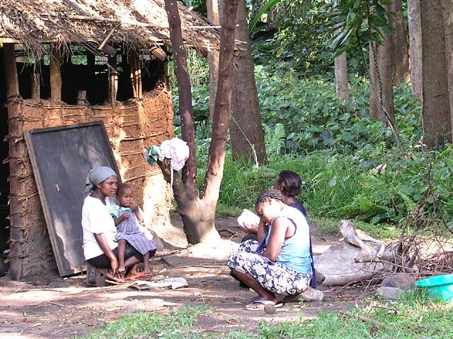Nyakalengija - the staff at the campsite