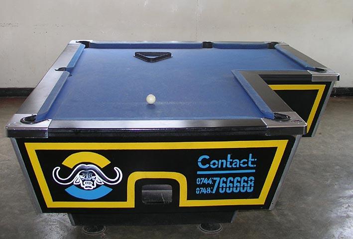 A 'L' shaped pool table?