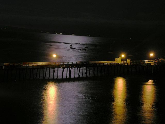 Capitola Pier at night