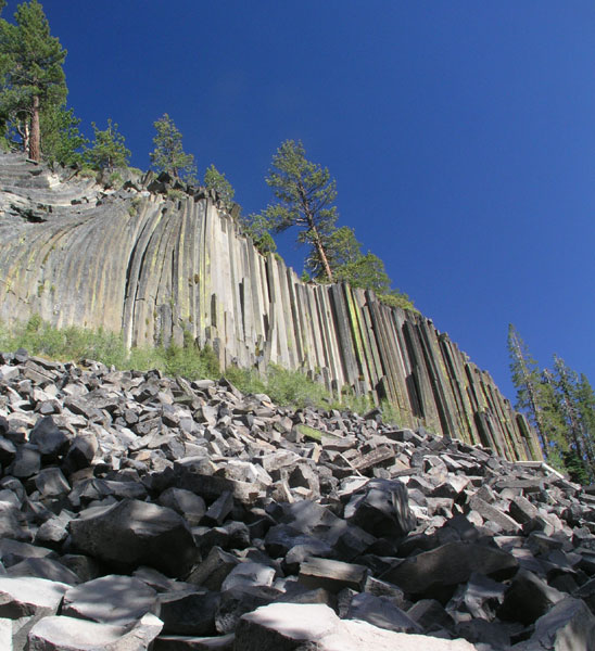 Looks to me like a church organ of rock presiding over a congregation of boulders.