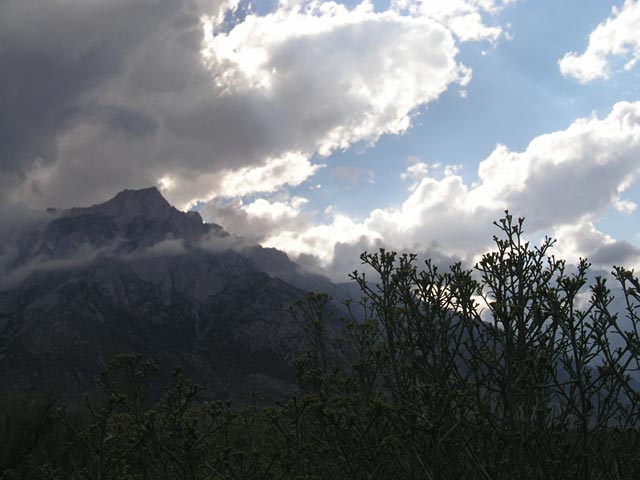 Eastern Sierra - storm on the way.