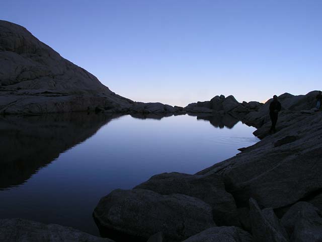 Sunset at trail camp