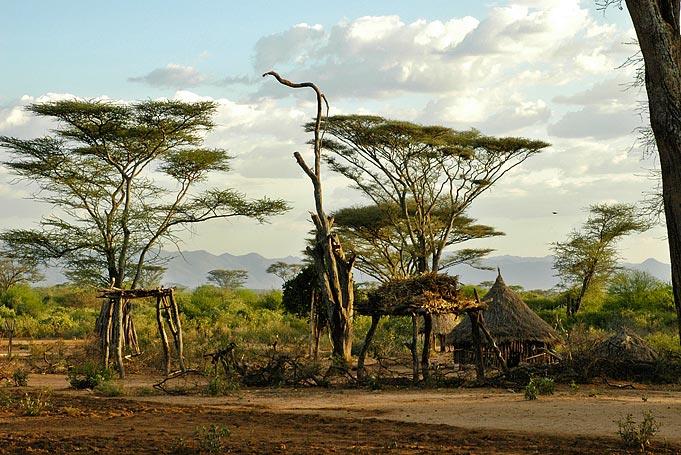 One of the tiny villages that we passed through