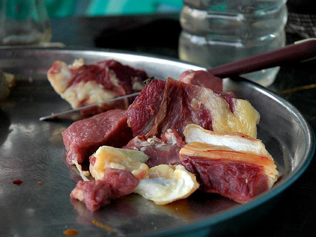Raw Meat - an Ethiopian delicacy
