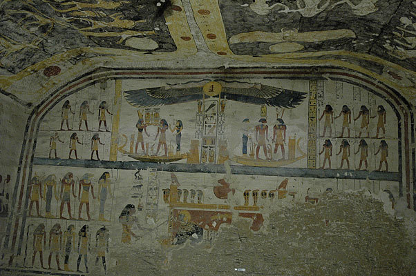 More wall paintings from the tomb of Ramses IX