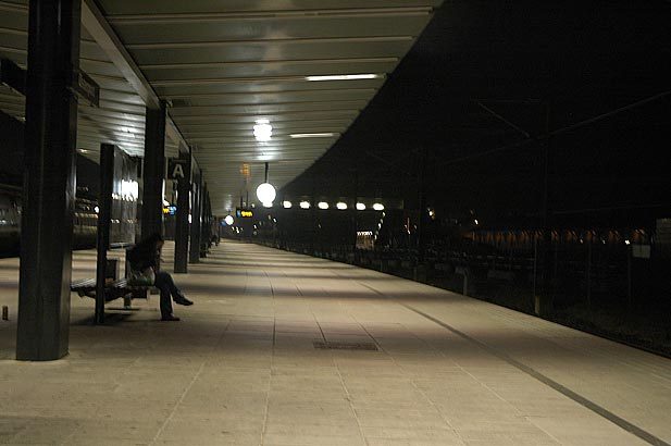 The biggest shock coming from Africa was not the wealth, or the white faces, but the emptiness - cities with no people in them.  You'd never see an empty train station in Africa.