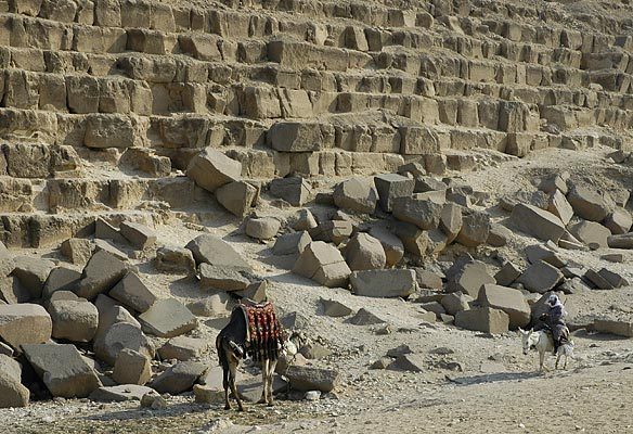 Base of the Great Pyramid.