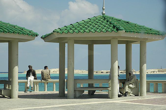 Waterfront view in Marsa Matruh.