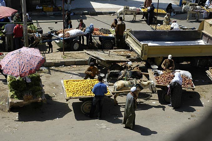 The market in Marsa Matruh.
