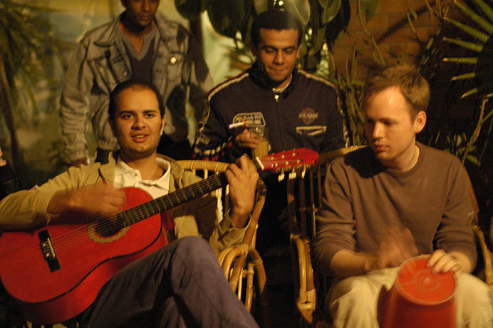 Yet another party at the Dahab Hotel.