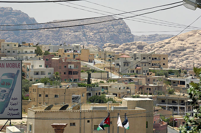 Wadi Musa - the modern town adjacent to the ruins of Petra.