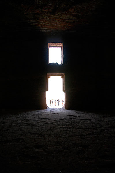 View from inside the Urn Tomb.