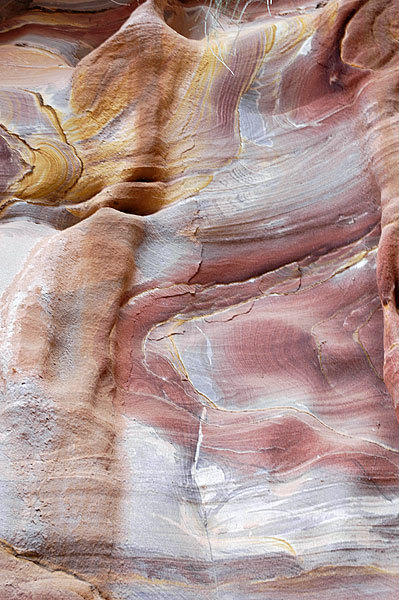At times the colored rocks looked almost like surrealist modern art.